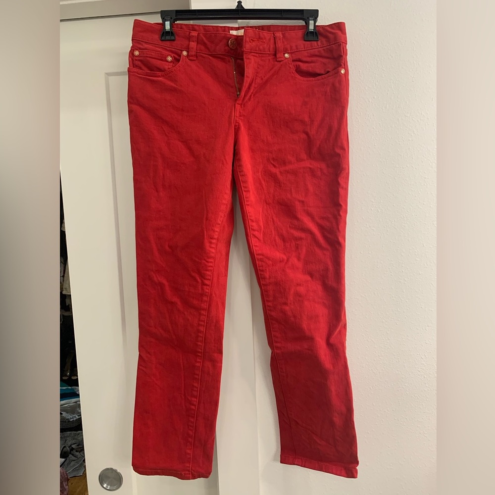 Tory Burch Red Jeans - EUC